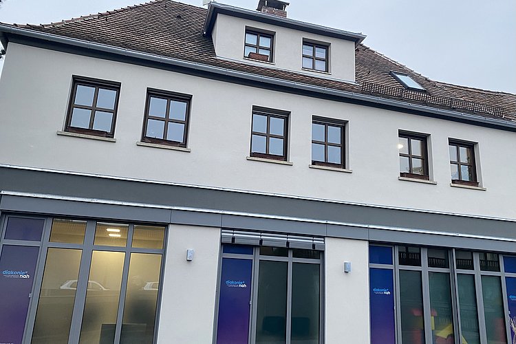 Foto Frontansicht des Hauses der Beratungsstelle in der Altdorfer Straße 49, 91207 Lauf